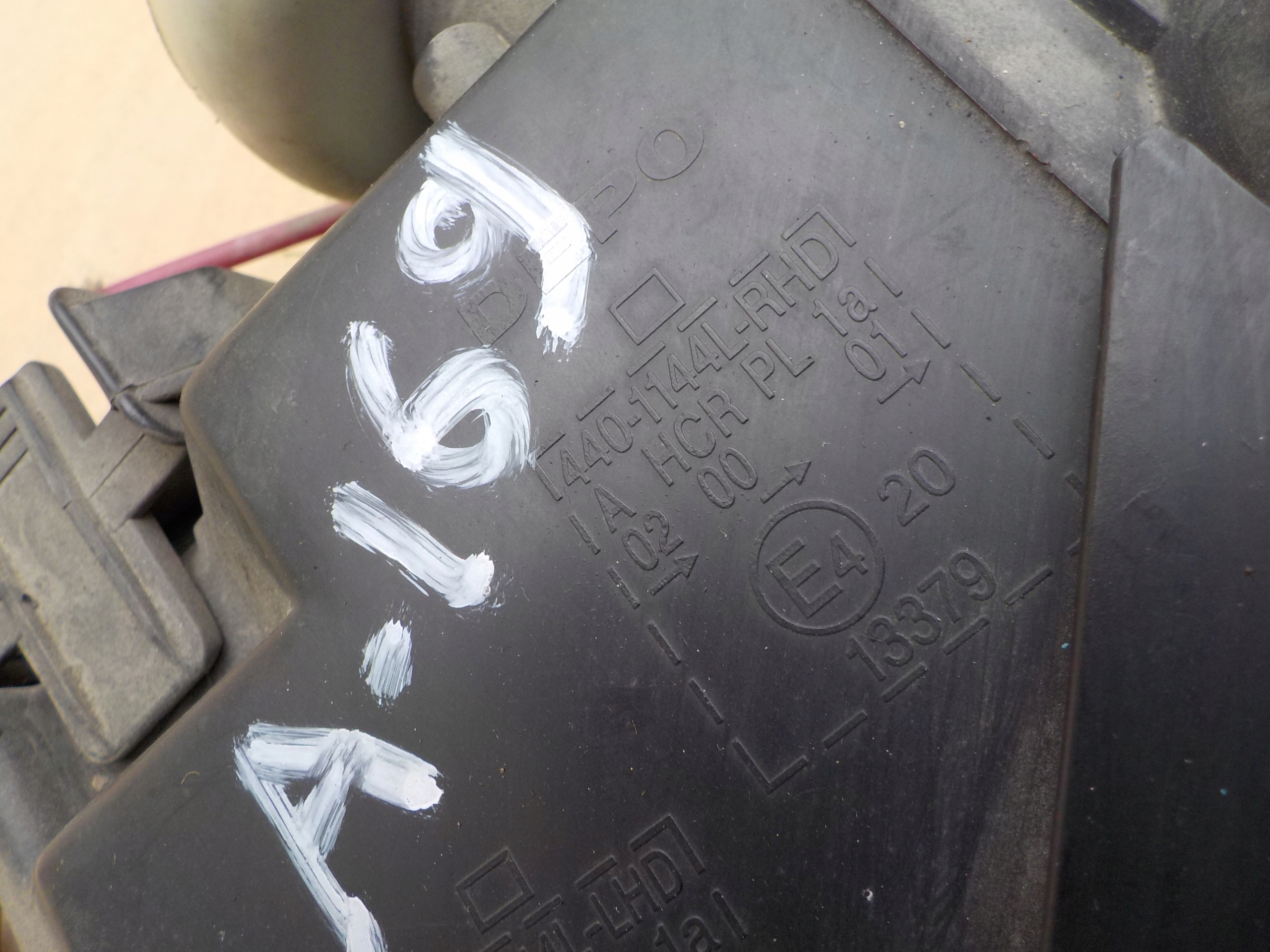 light left front mercedes w169 2006r EUROPA