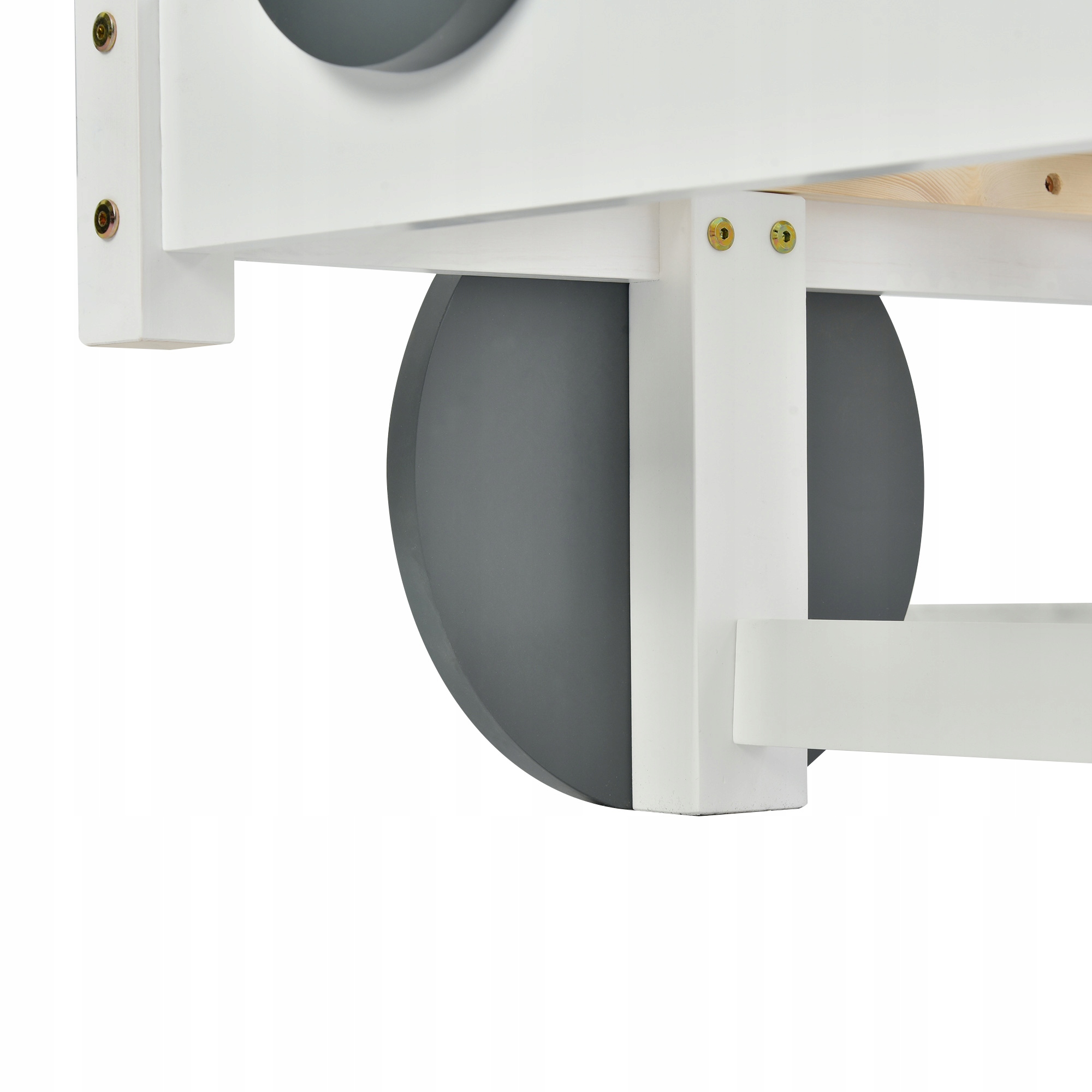 Łóżko drewniane łóżko samochodowe 90x200 Biały Marka Arhatreya