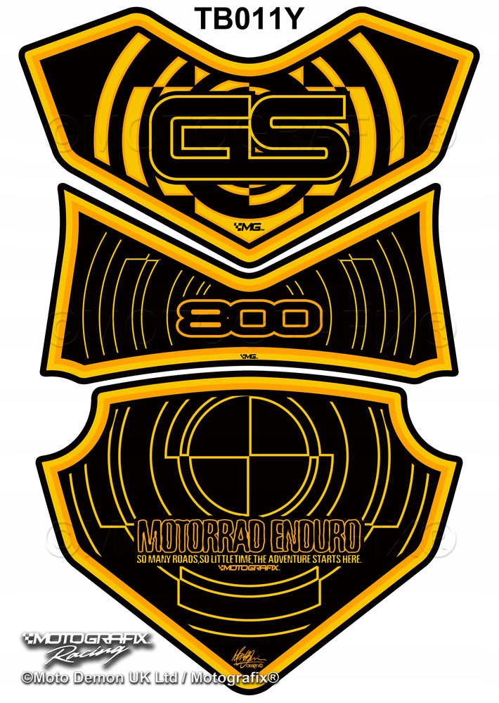 TANKPAD MOTOGRAFIX BMW F800GS 2008-2012