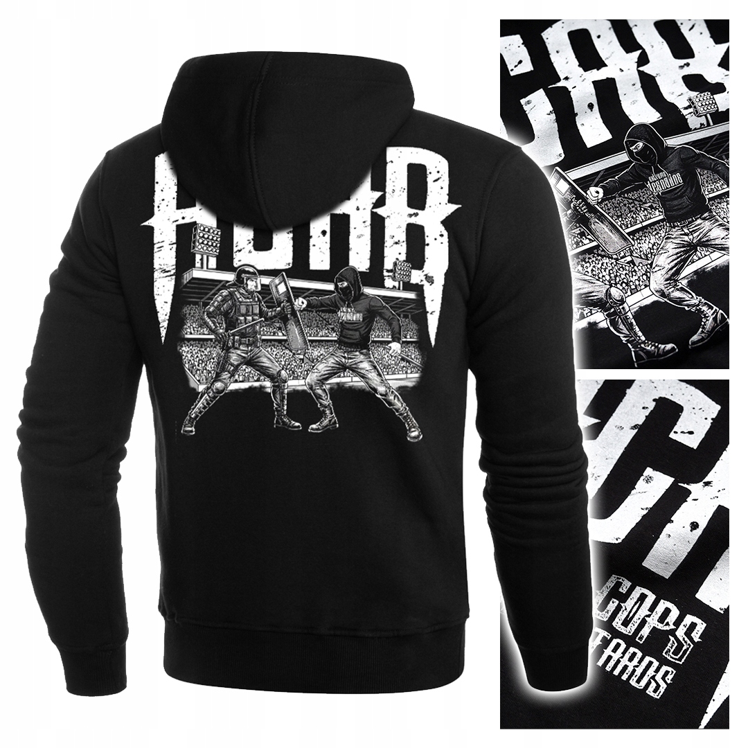 Mikina s kapucí Extreme Adrenaline Acab Fotbal Polish Hooligans M