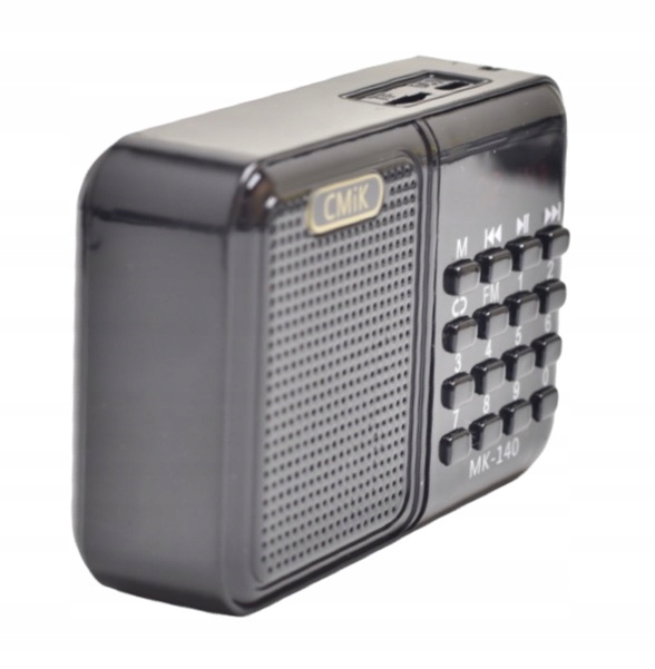 MAŁE PRZENOŚNE RADIO GŁOŚŃE USB PENDRIVE KARTY SD EAN (GTIN) 0081242380181