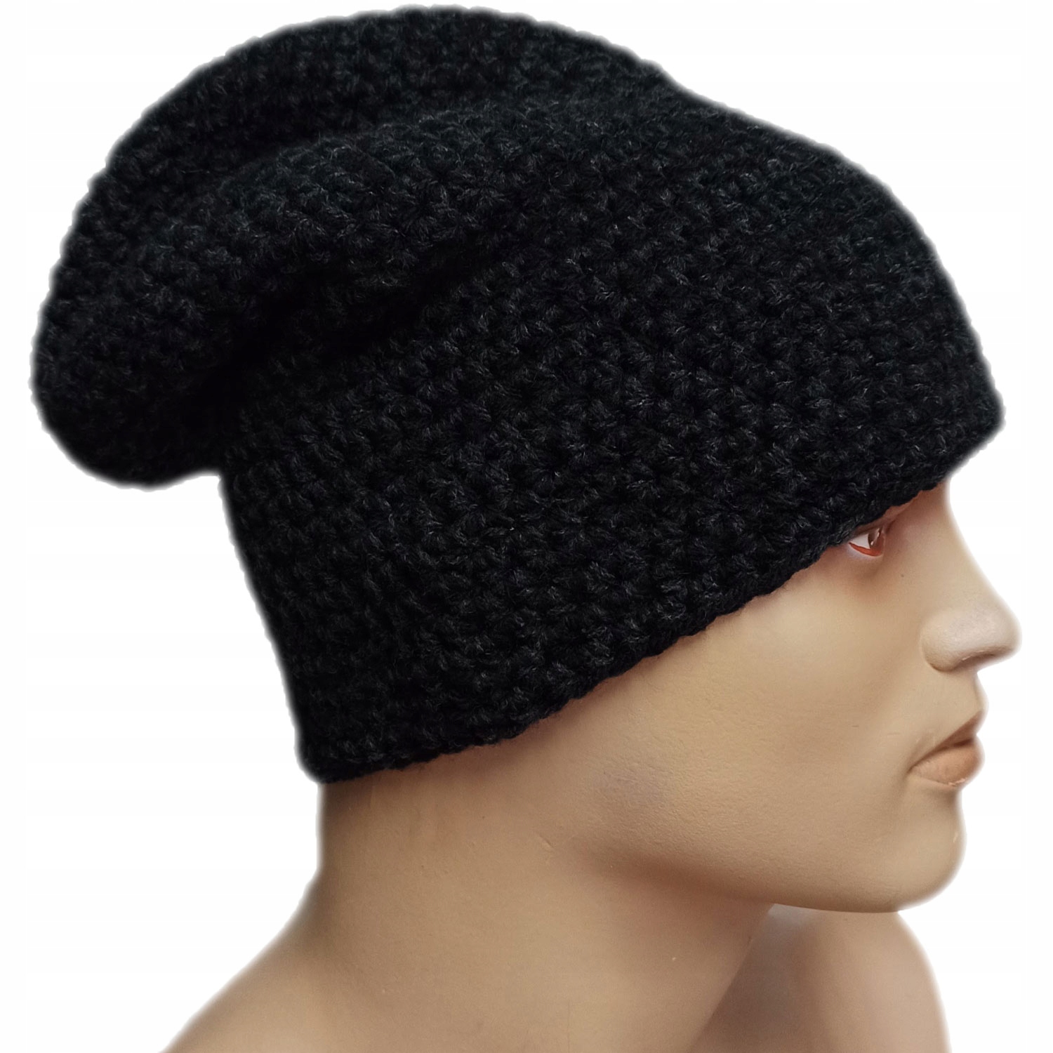 čepice šmoulinka handmade L 58-60 Černá