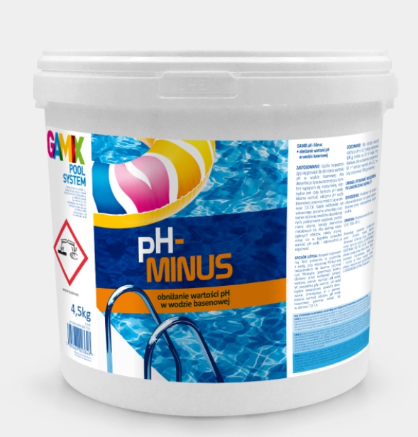 

Gamix Pool System pH- 4,5kg obniżanie wartości pH
