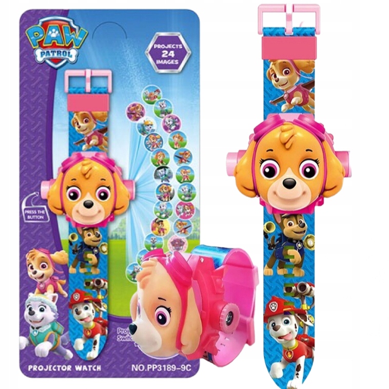 

Psi Patrol Zegarek 3D Led Z Projektorem Skye