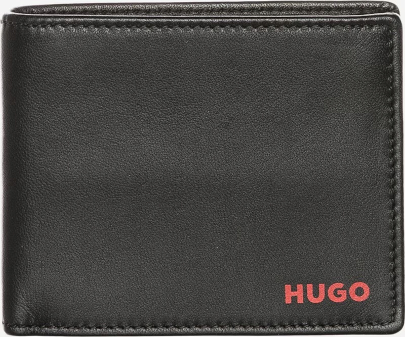 Hugo Boss pánská peněženka z přírodní kůže černá Subway Trifold rozkládací