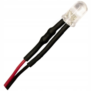 DIODY LED 5mm 12V RGB SZYBKO ZMIENIAJĄCE BARWY + przewód 20cm | 10 szt | Marka LeaderLED