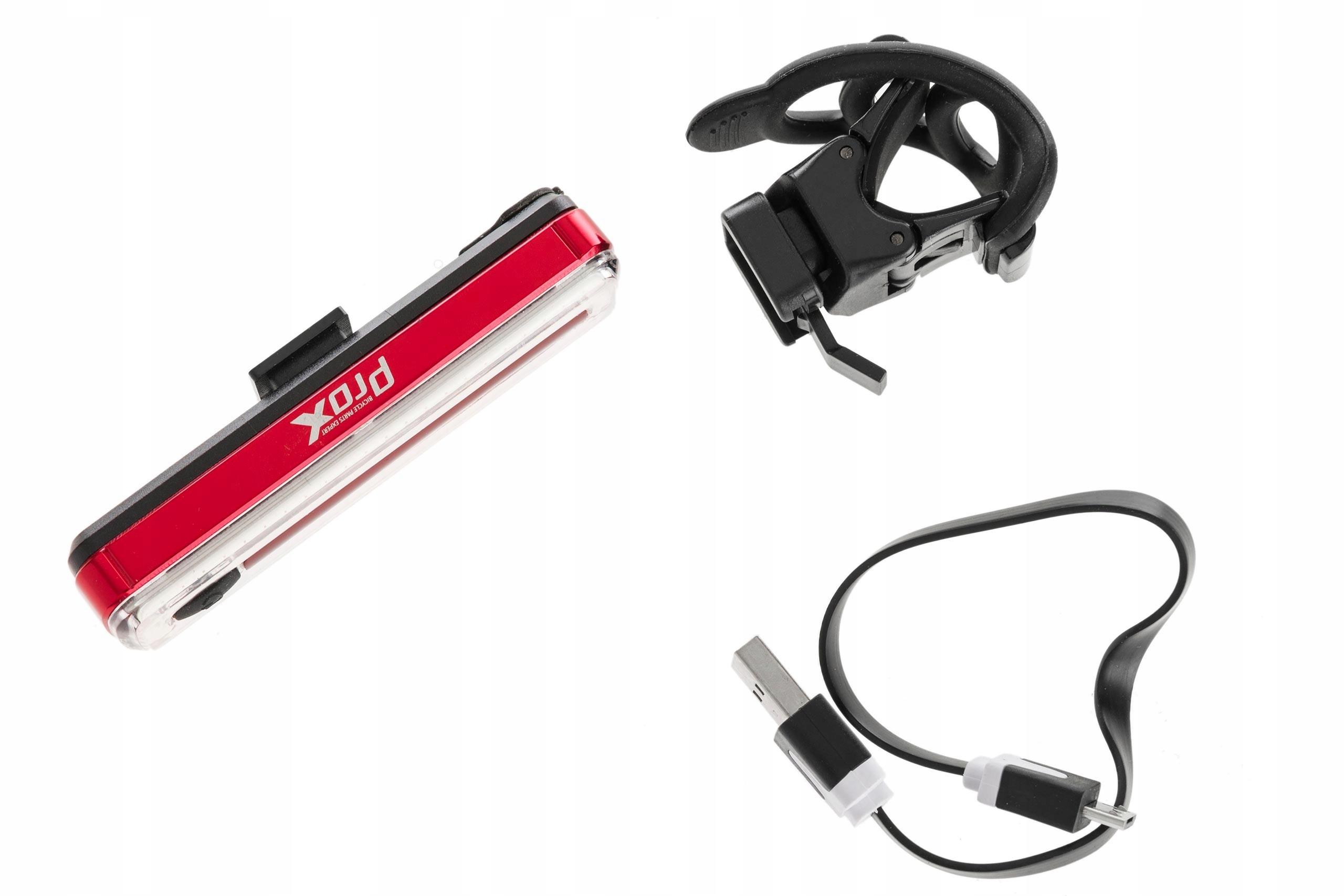 LAMPKA ROWEROWA TYLNA PROX MINOR 60 LM USB Kod producenta A-O-B-P-0227