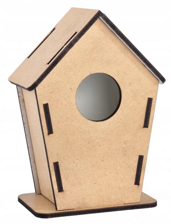 

Drewniana Budka Dla Ptaków do złożenia puzzle 3D