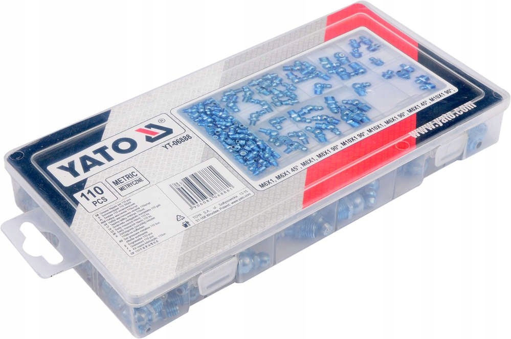 

Yato YT-06888 smarowniczki kalamitki zestaw 110szt