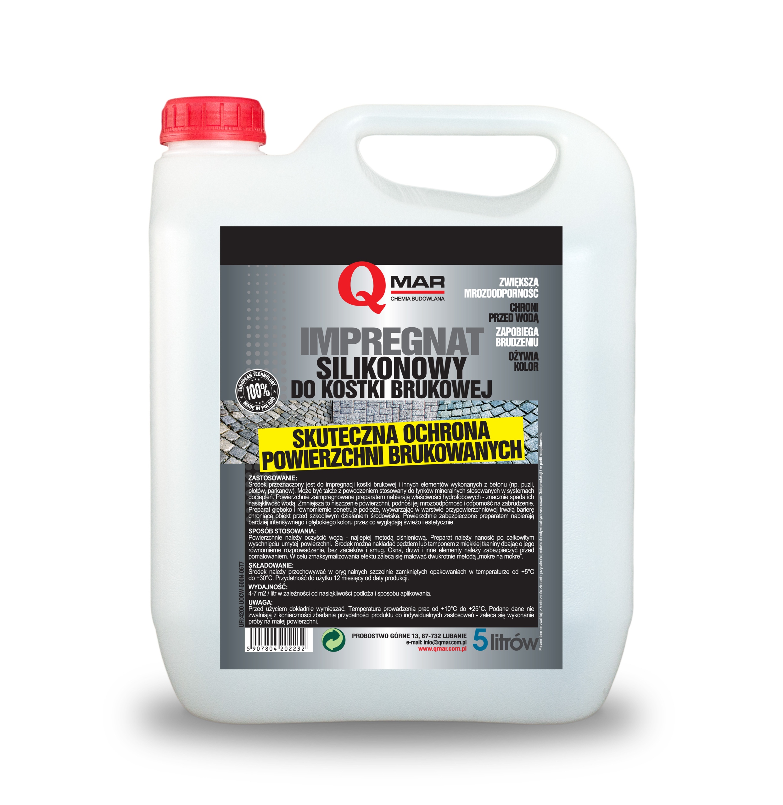 Impregnat Do Kostki Brukowej 5L Qmar