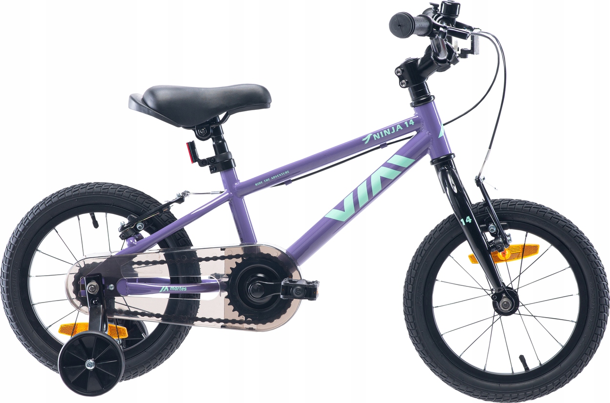 Rower Martes Essentials Ninja 14" fioletowy