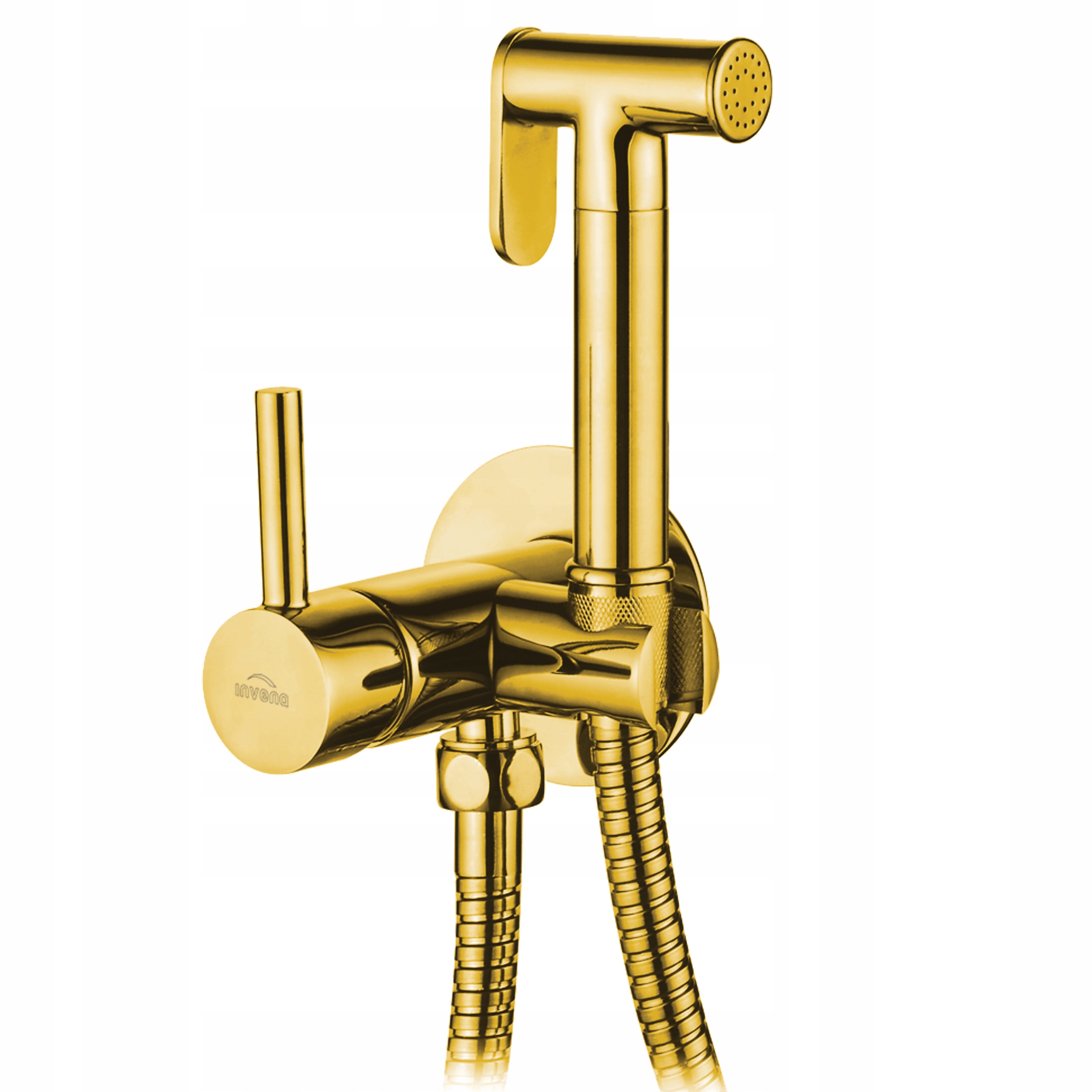 BATERIA BIDETOWA BIDETKA BIDETTA PODTYNKOWA ZŁOTA OSZCZĘDNY PERLATOR WĄŻ Marka Invena