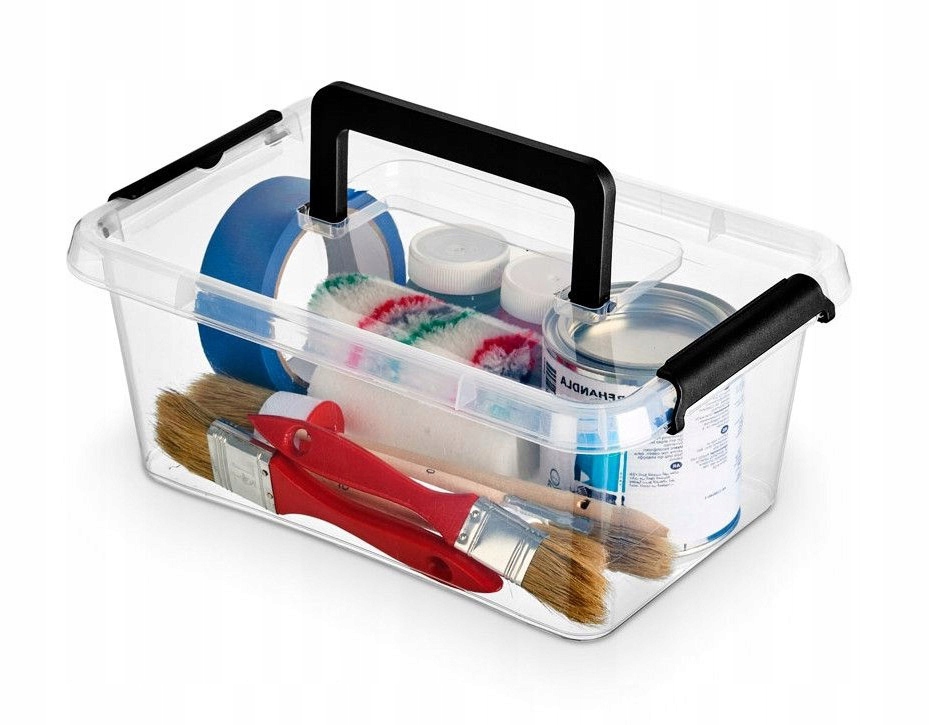 

Pojemnik Pudełko Organizer Z Rączką 4,5 l