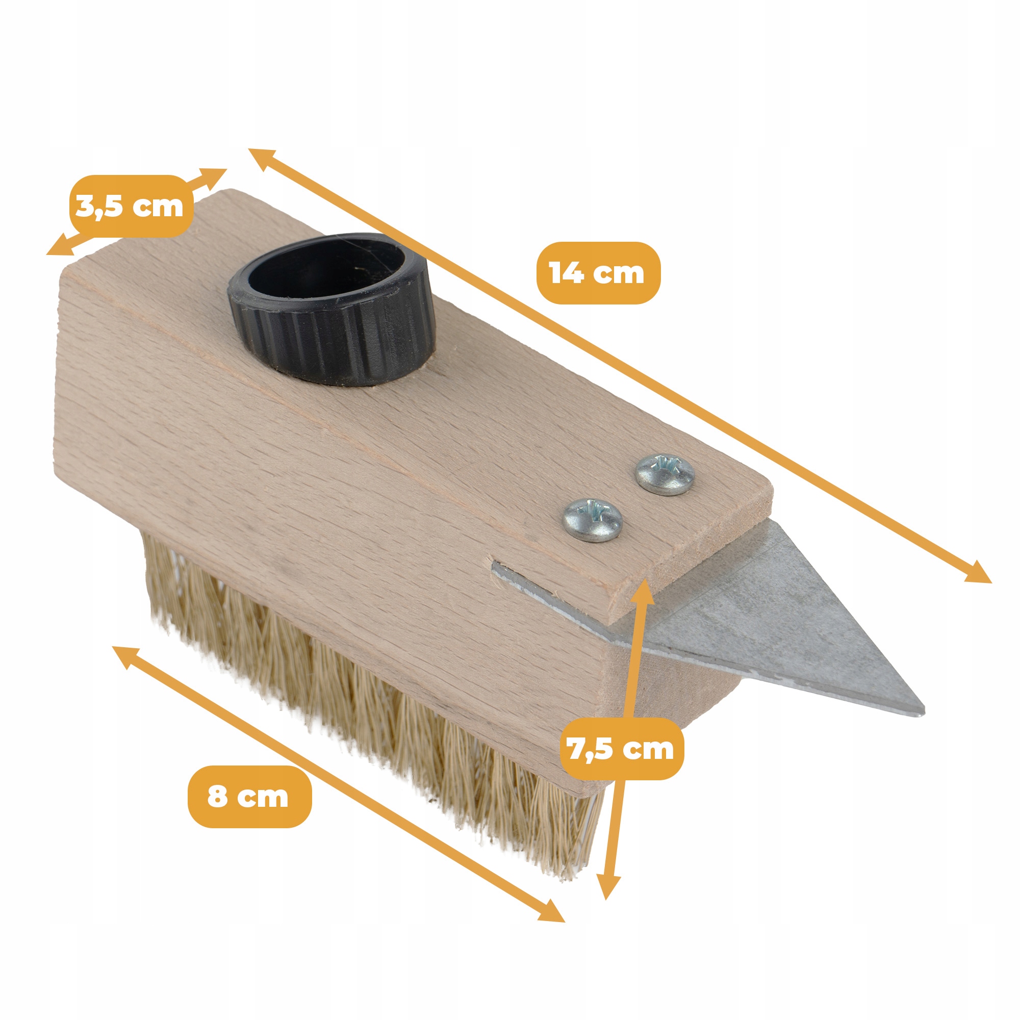 SZCZOTKA ZE SKROBAKIEM DO KOSTKI BRUKOWEJ SKROBAK Kod producenta 1754