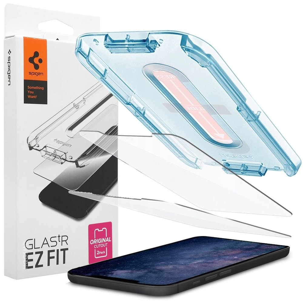 

2x Szkło Spigen Ez Fit Ramka do iPhone 12/12 Pro