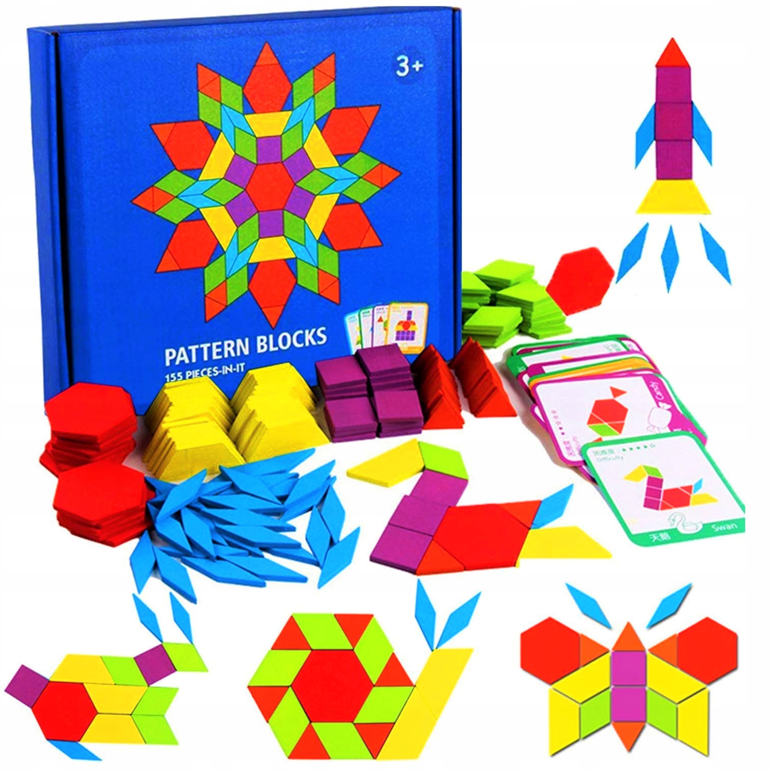 

Puzzle Drewniane Montessori Układanka Edukacyjna