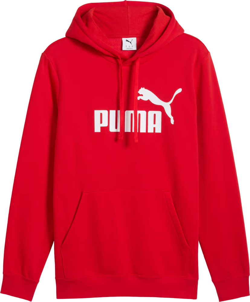 Pánská Mikina Puma Ess NO.1 Logo Hoodie Fl Červená 682570 11 vel. S
