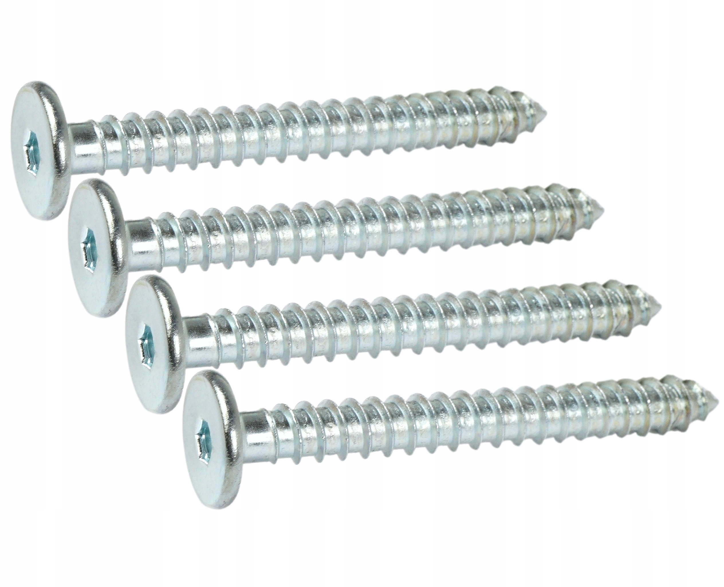 

100 x Wkręt do drewna hwi na imbus 6,3x110 Biały