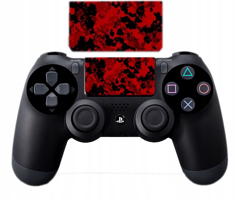 NAKLEJKA DEKORACYJNA SKIN NA TOUCHPAD PADA PLAYSTATION 4 PS4 CZERWONY WZÓR