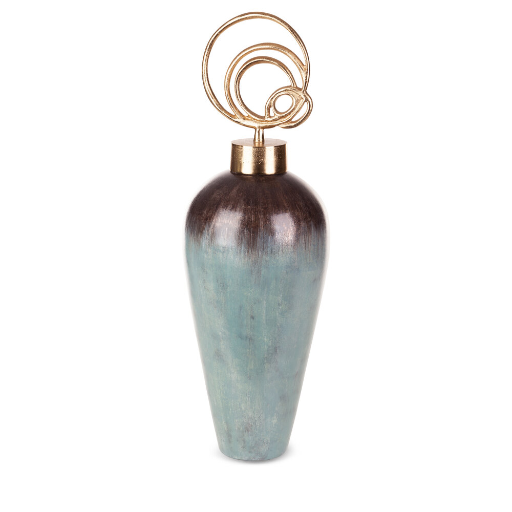 Dekoratívna figúrka Abril Eurofirany tyrkysová