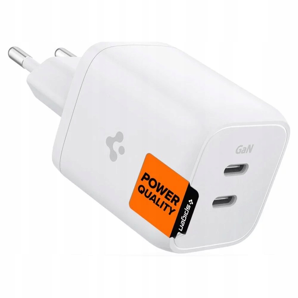 Spigen sieťová nabíjačka PowerArc Arcstation Dual Usb-c GaN Pd 3.0 65W…