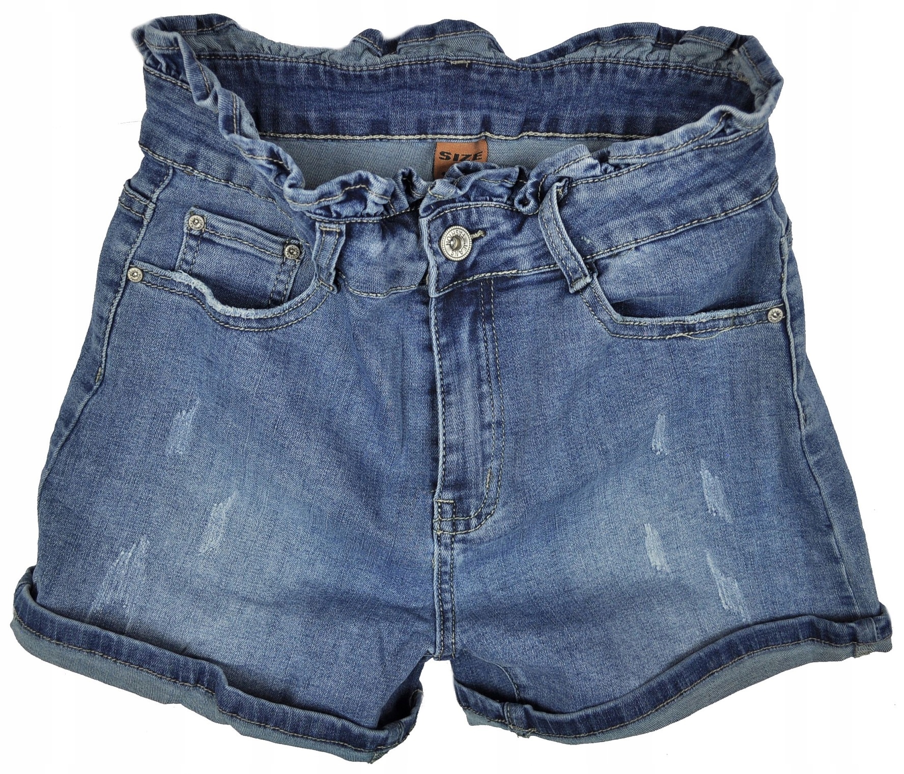 

Krótkie spodenki damskie szorty jeansowe 6967 S