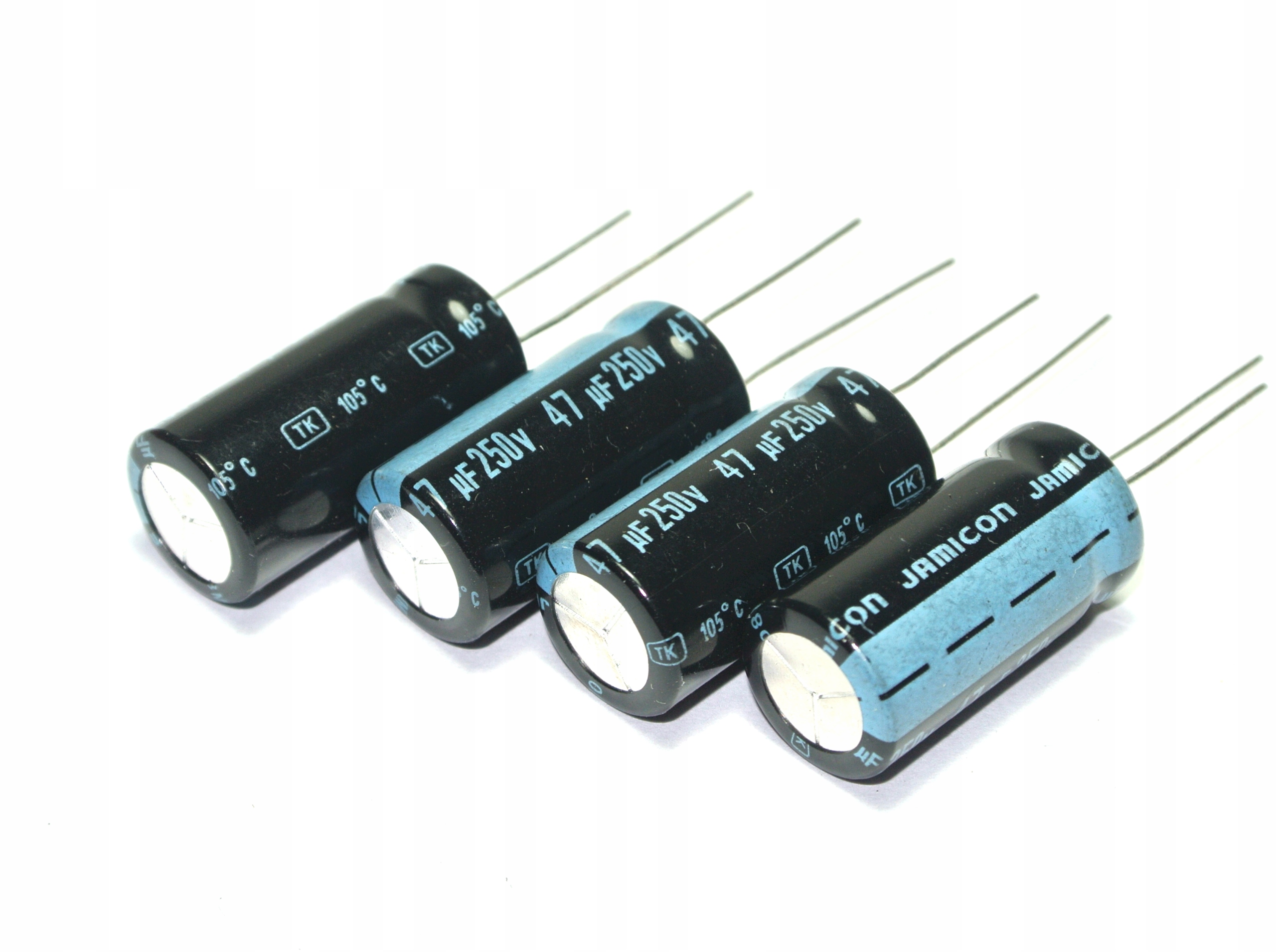 47uF 250V 105' Jamicon Tk 25x12mm kondensator elektrolityczny [4szt]