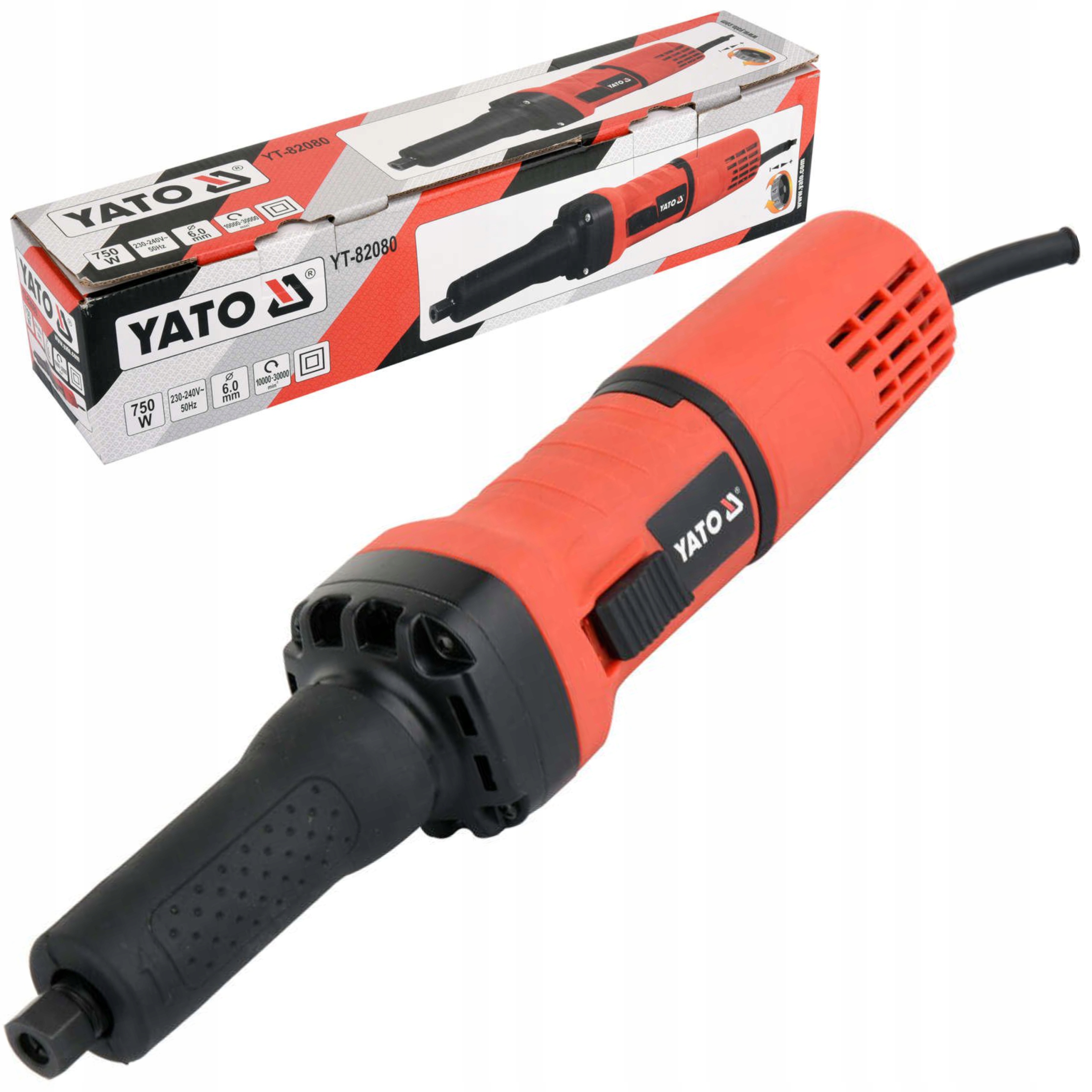 YATO SZLIFIERKA PROSTA PRECYZYJNA 750W REGULACJA PRĘDKOŚCI YT-82080