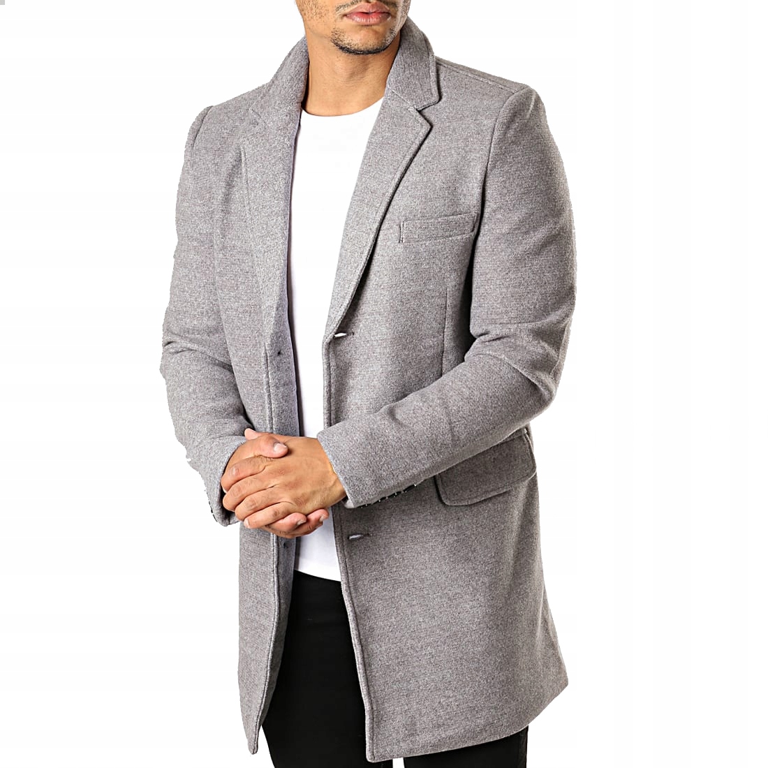 Pánský krátký přechodový kabát Elegantní Casual Klasický