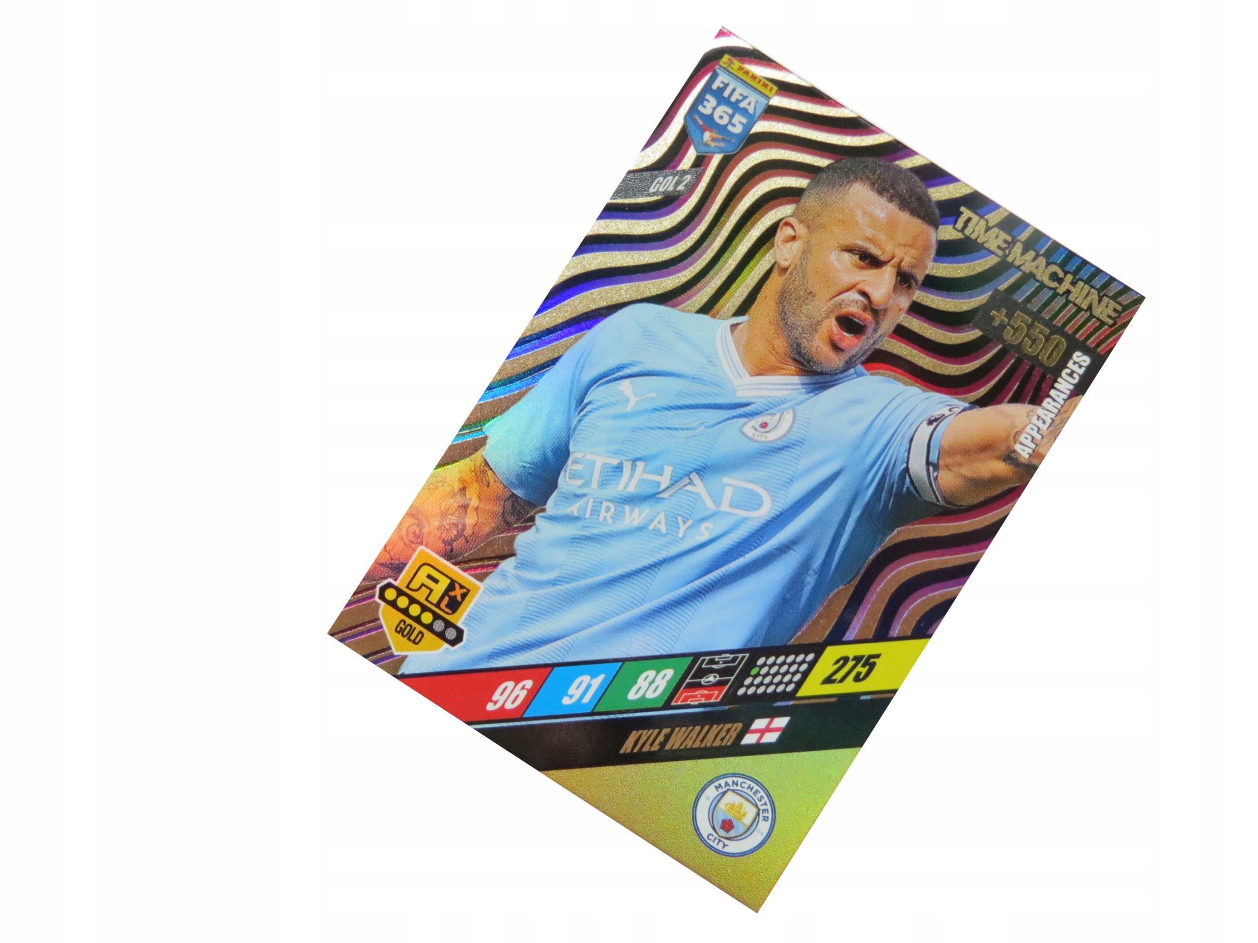 Panini Fifa 365 2024 Karty Piłkarskie Gold Time Machine Walker Gol 2 M City