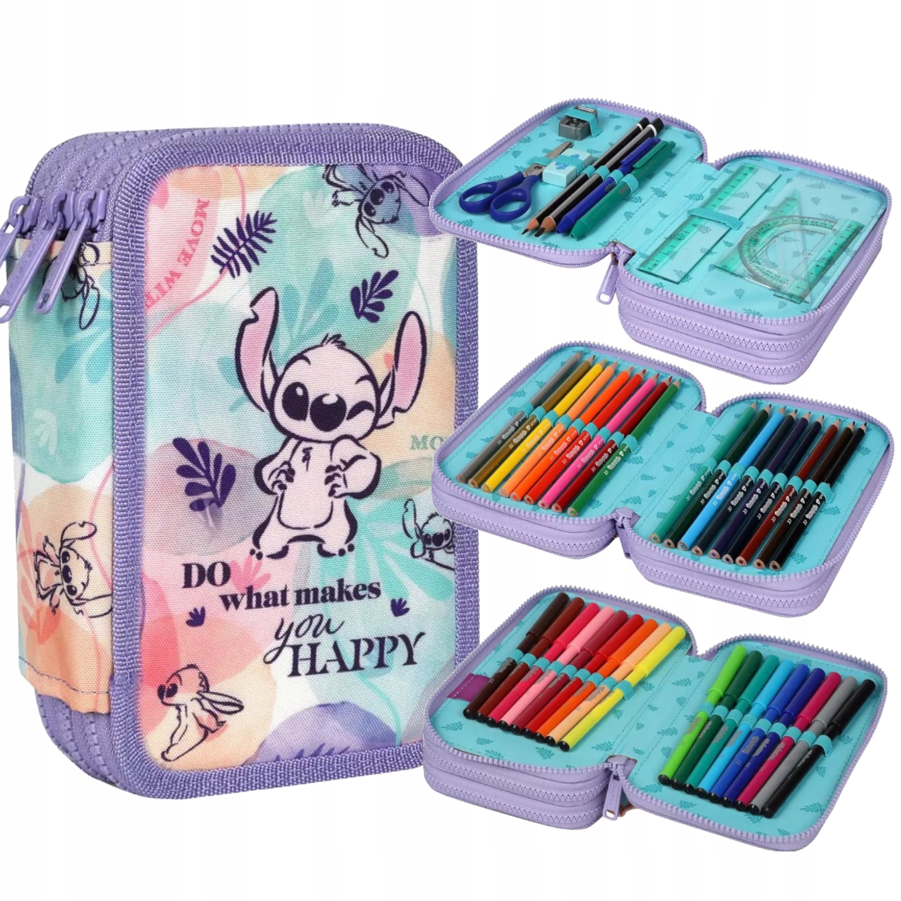 PIÓRNIK POTRÓJNY STITCH DISNEY PASTEL JUMPER 3 COOLPACK