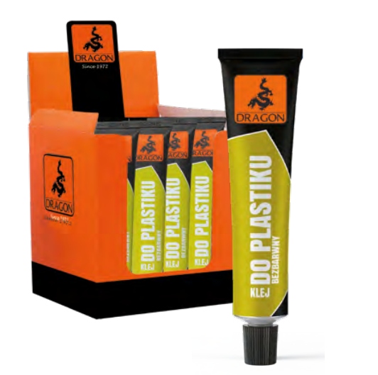 Klej do Plastiku wodoodporny bezbarwny Dragon 50 ml Typ inny klej