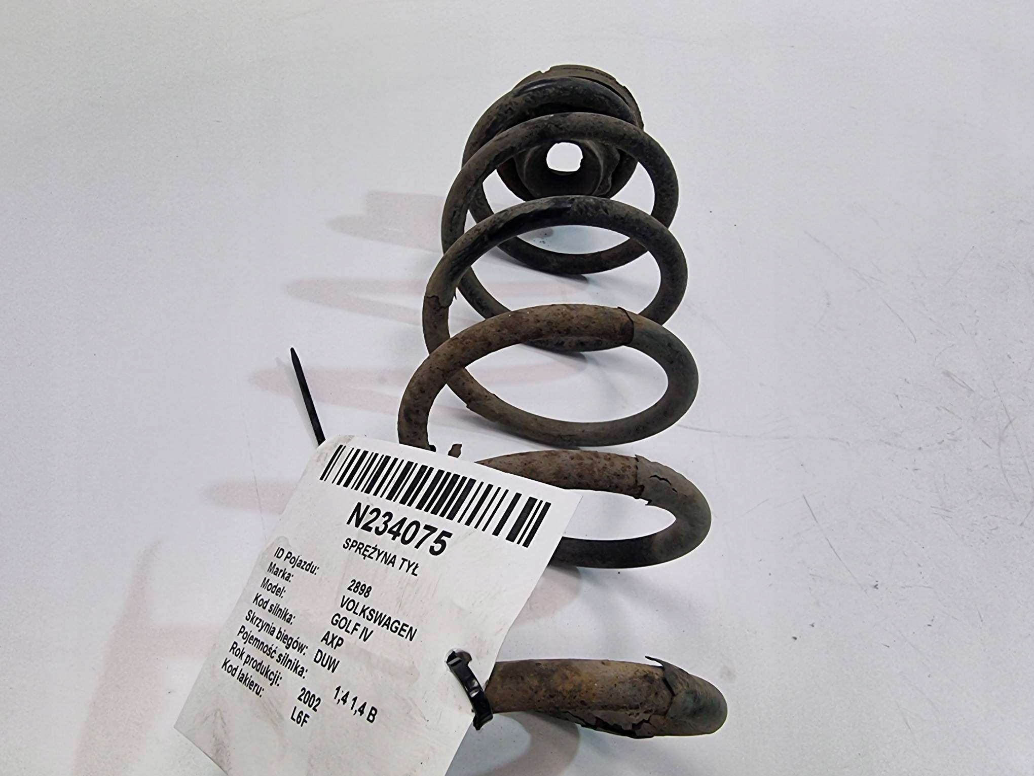 molla posteriore VOLKSWAGEN GOLF IV HB
