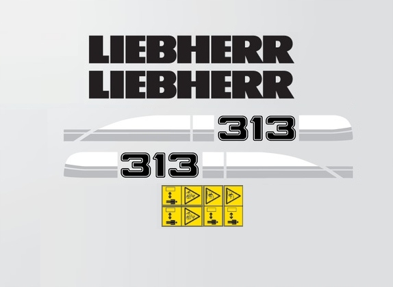 Samolepky Liebherr 313