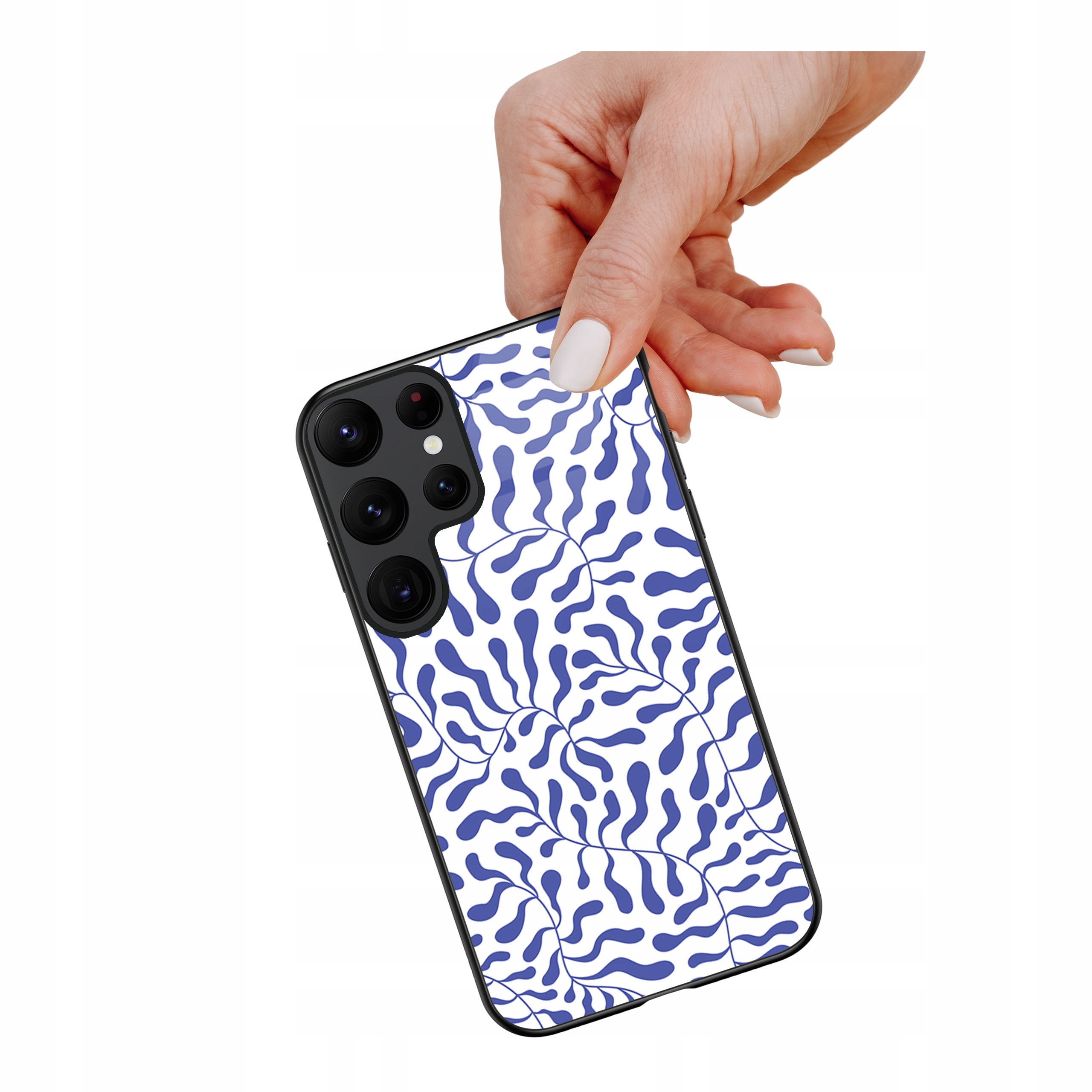 Etui szklane ceramiczne do Samsung Galaxy S23 Ultra Ocean glow