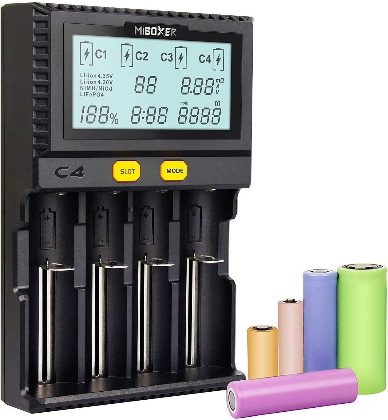 Miboxer C4 univerzální nabíječka