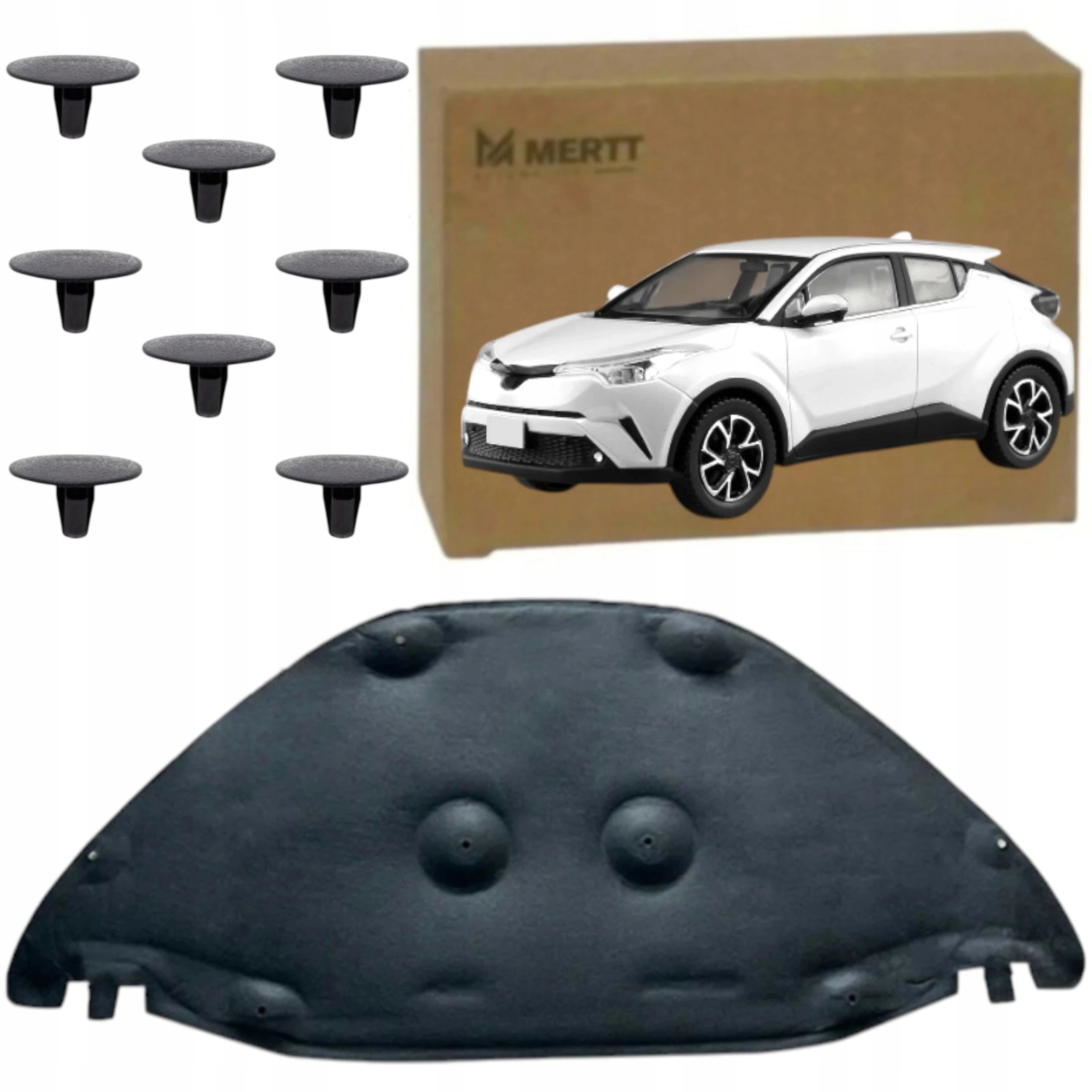 Podložka Tlumící Nárazy Krytu Motoru Spony Toyota C-hr 2016-2023