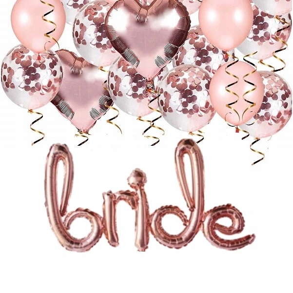 

Balony Bride To Be na wieczór Panieński Gold Rose