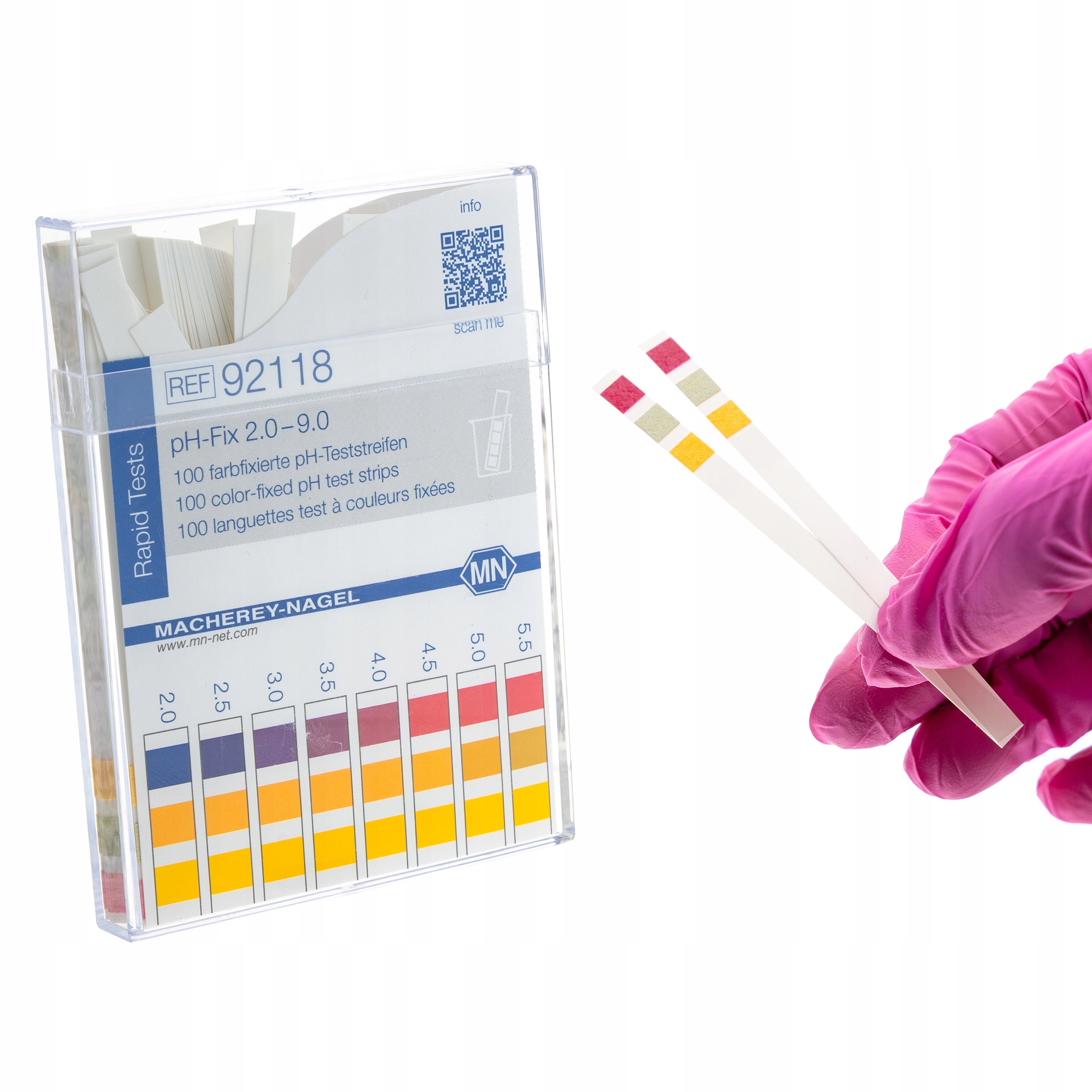 Paski testowe wskaźnika pH-Fix Macherey-nagel zakres 2,0-9,0 ph 100 pasków