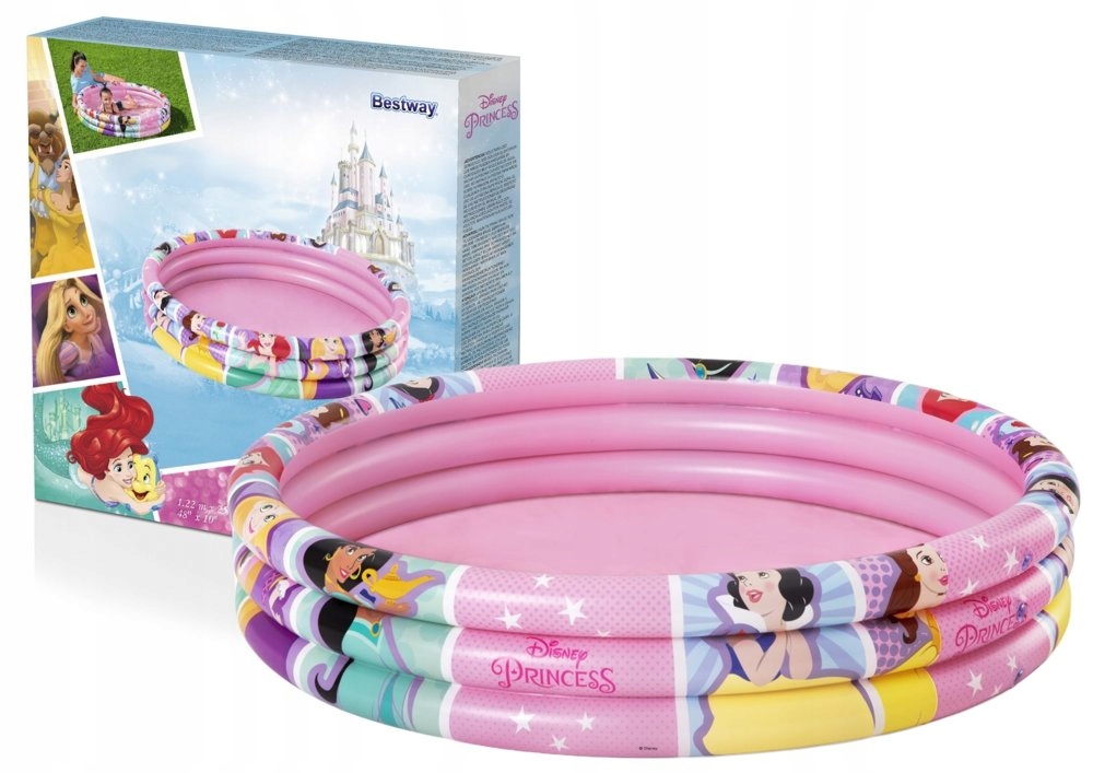 

Basen Dla Dzieci Dmuchany Księżniczki Disney 122CM