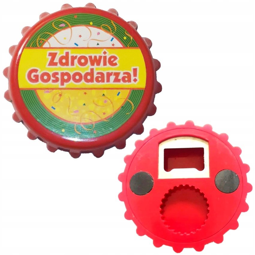 

Otwieracz Do Butelek W Kształcie Kapsla Z Grafiką