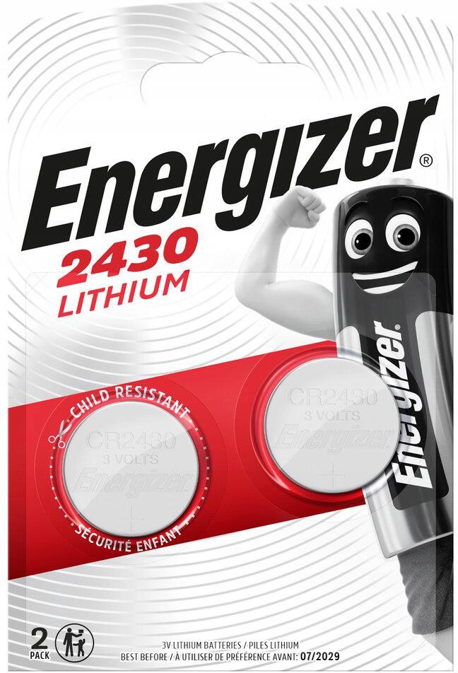 Bateria CR2430 Energizer Lithium (blister 2 szt.)