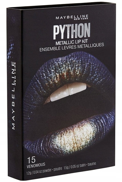 Maybelline Paletka na rty Python Metallic Rtěnka a pudr 15 Venomous
