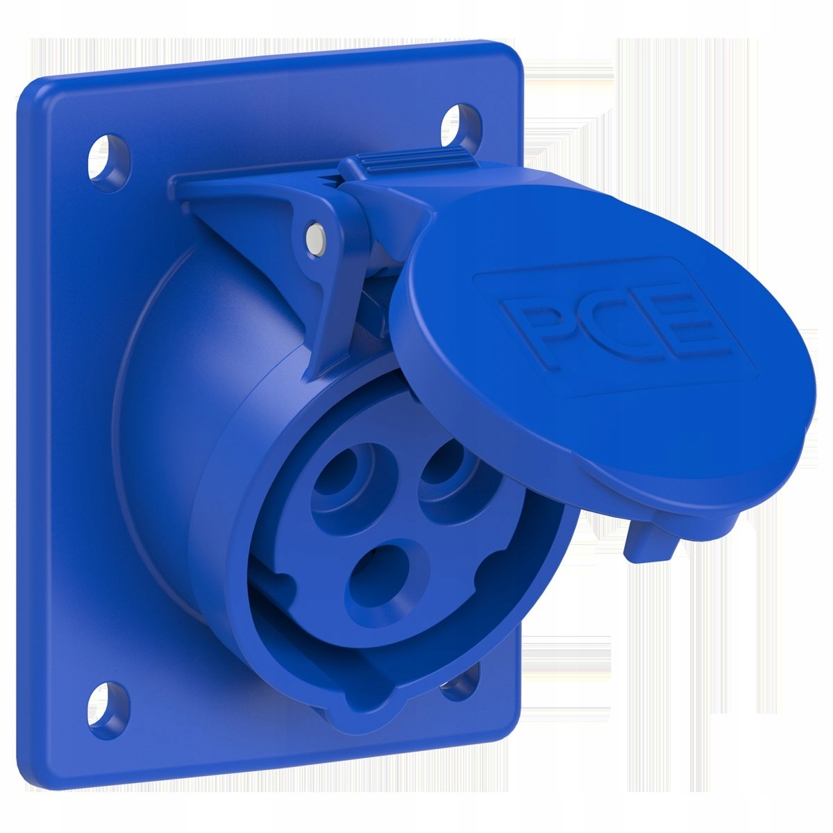 

Gniazdo tablicowe skośne 16A 3P 230V niebieskie