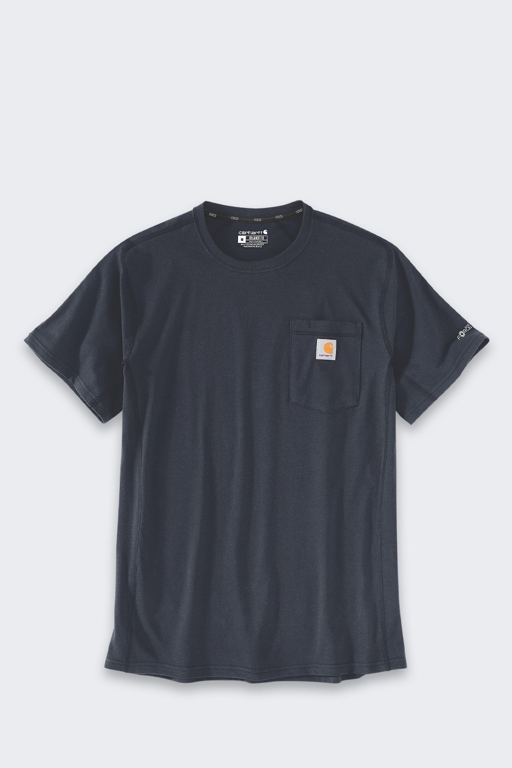 Tričko Carhartt Force Mid Pocket Navy