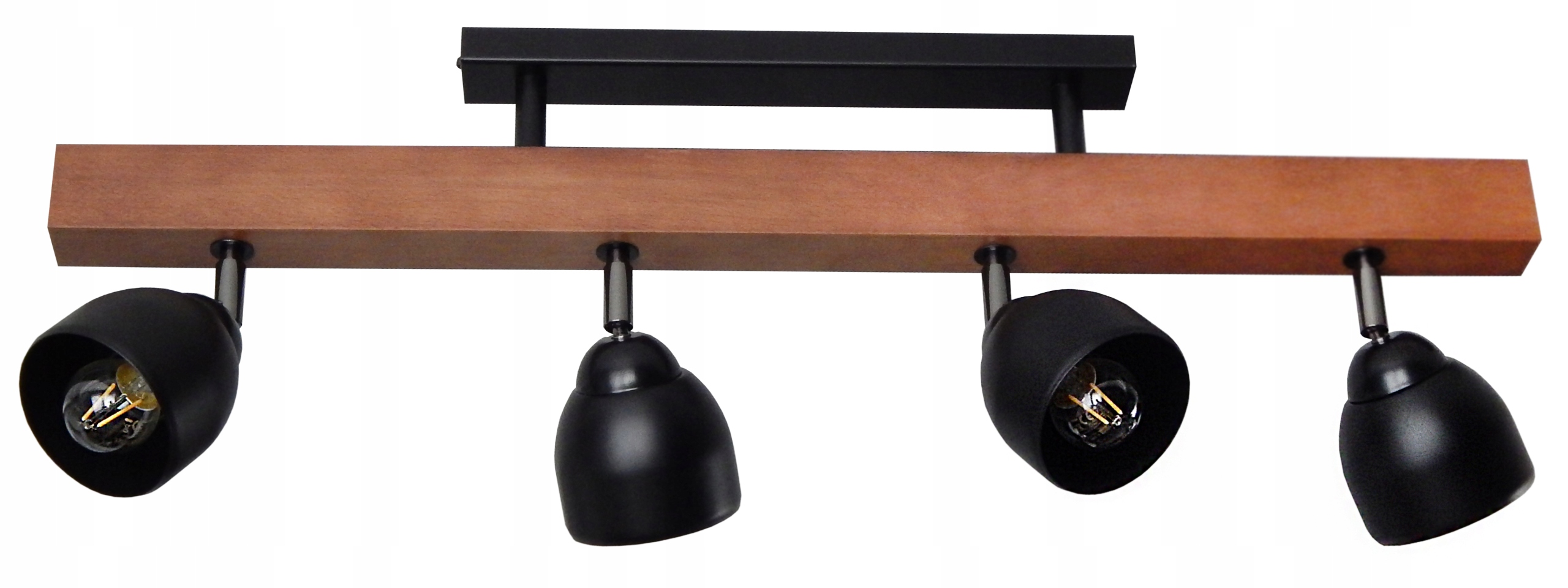 Luster Závesné Svietidlo Stropné Svietidlo 022-4PR Led E27 Moderné Drevo