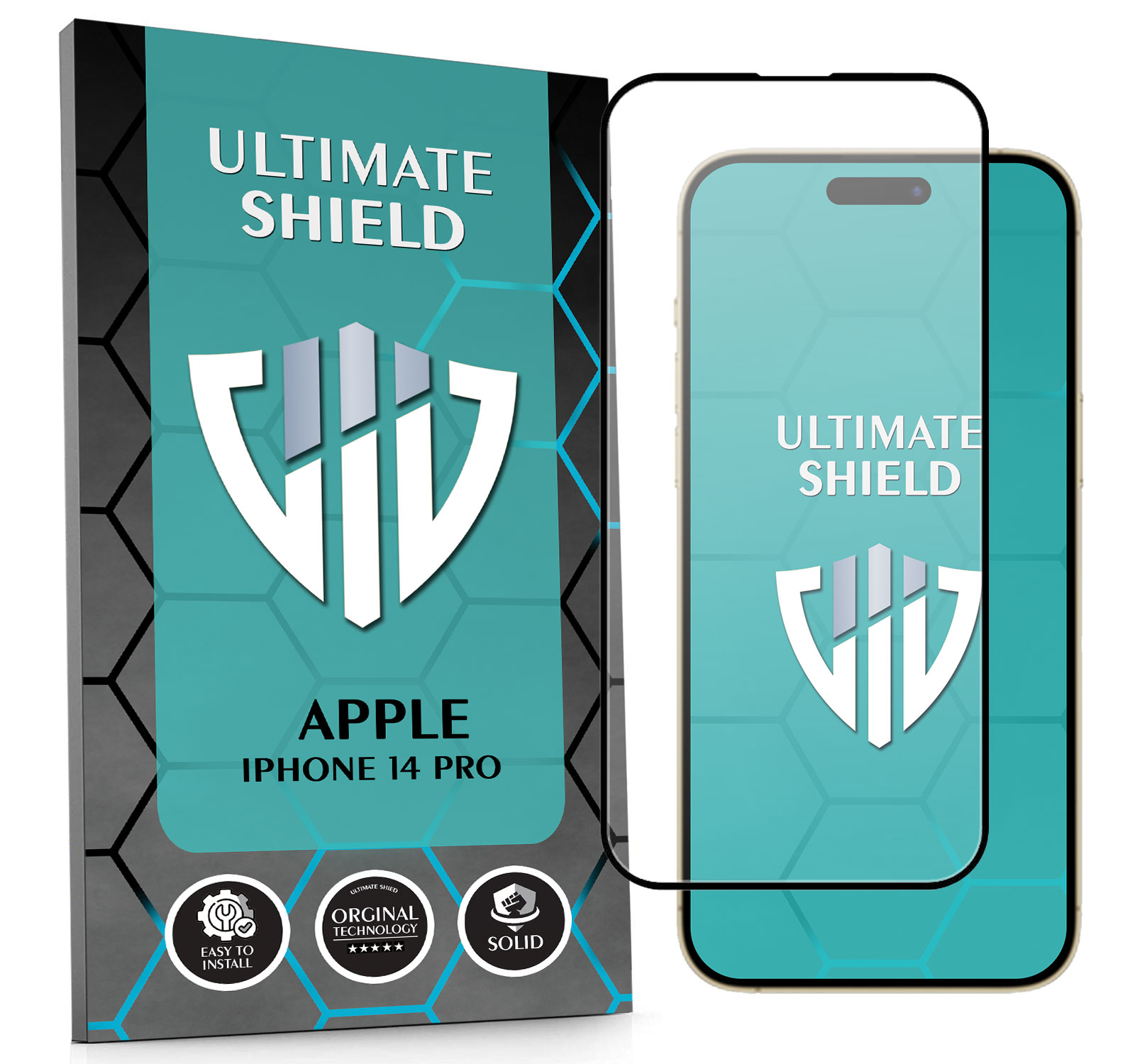 Megapak 5v1 Pancéřové Sklo 5D Rychlé Sklo Pro Apple Iphone 14 Pro