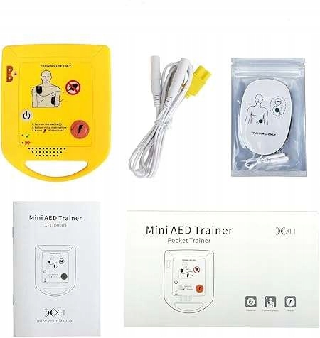 Defibrylator Aed mini trenażer Zestaw treningowy Aed język hiszpański