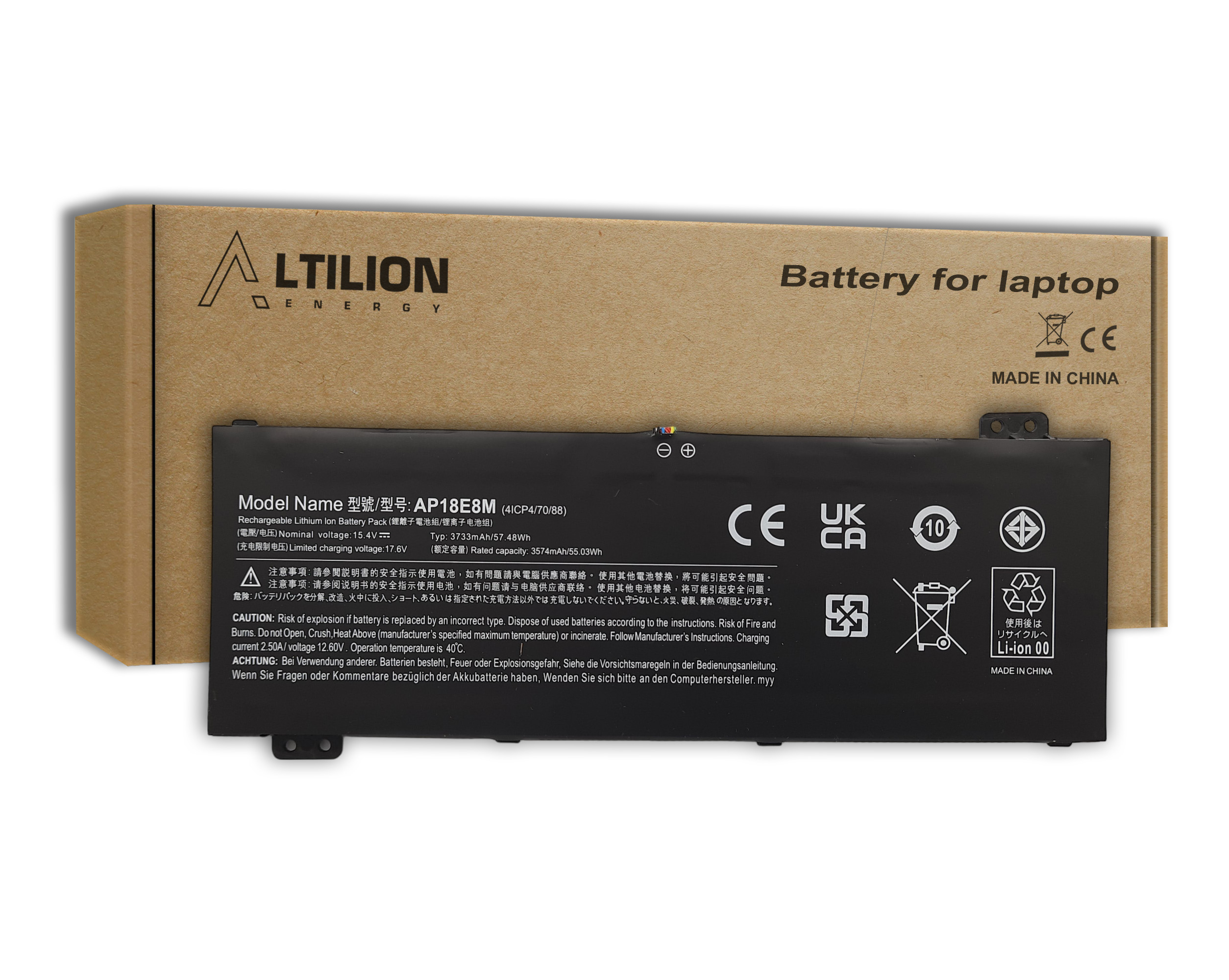 Baterie Altilion Energy AP18E8M kompatibilní s Acer