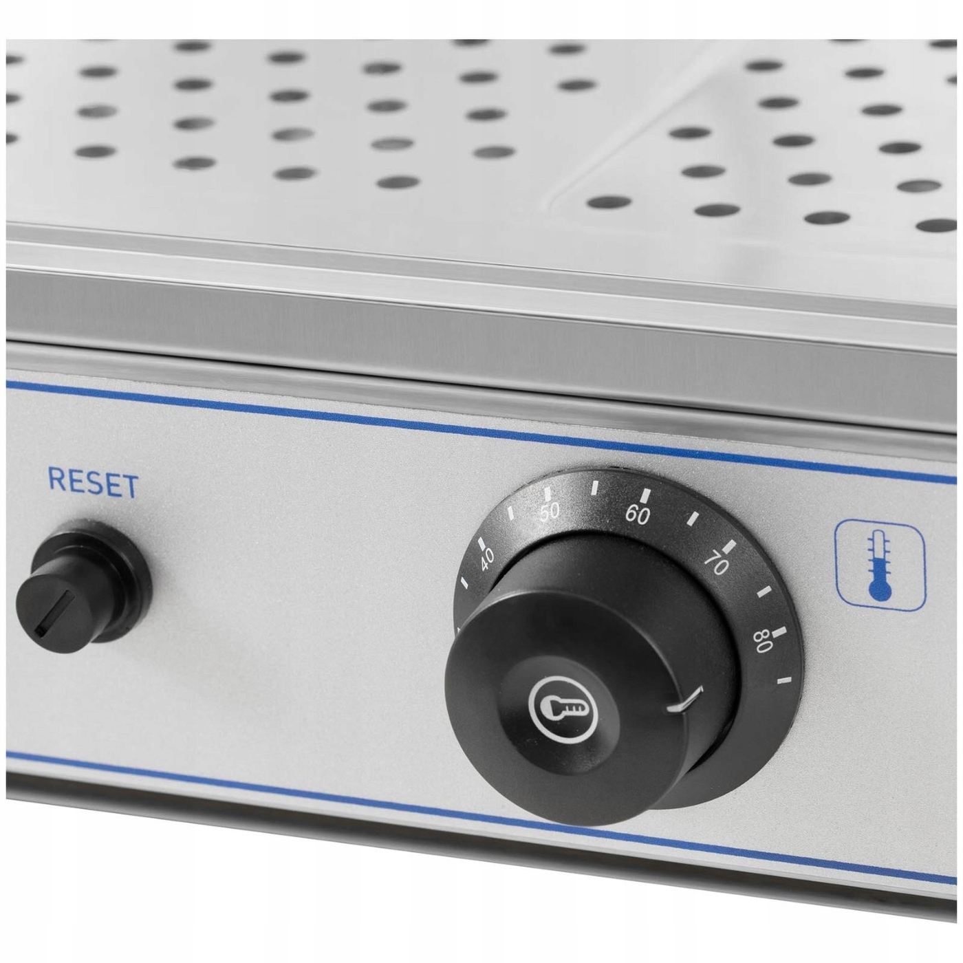 Witryna grzewcza nastawna ROYAL CATERING RC-WC001 Kolor srebrny